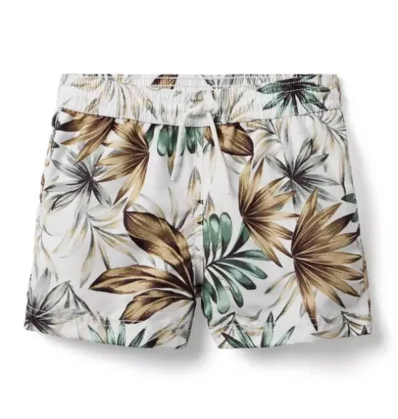Recycled Leaf Swim Trunk