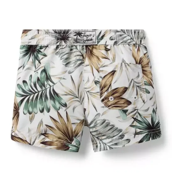 Recycled Leaf Swim Trunk