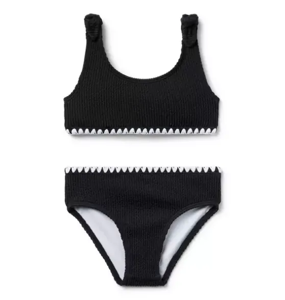 Recycled Textured 2-Piece Swimsuit