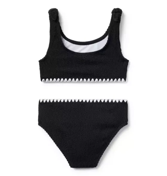 Recycled Textured 2-Piece Swimsuit