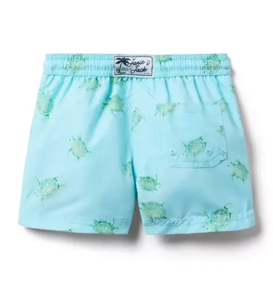 Recycled Turtle Swim Trunk
