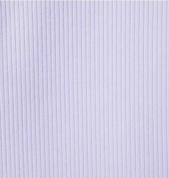 Ribbed Ruffle Shoulder Top