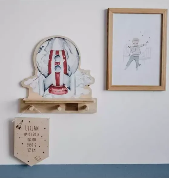 Rocketship Mini Shelf