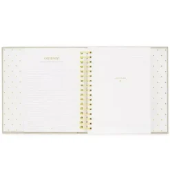Rose Linen Baby Book