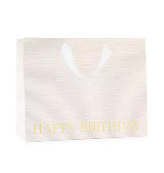 Rose Pinstripe Large Gift Bag