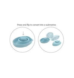 RUBBER CONVERTIBLE BOAT – PASTEL BLUE