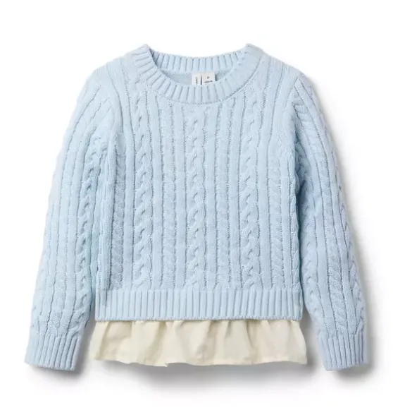 Ruffle Hem Sweater
