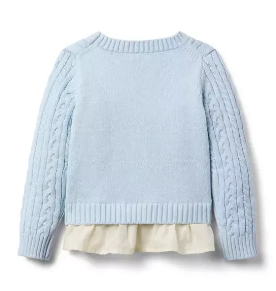 Ruffle Hem Sweater