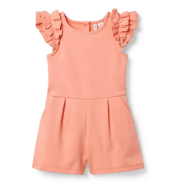 Ruffle Ponte Romper