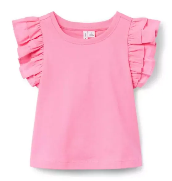 Ruffle Sleeve Top