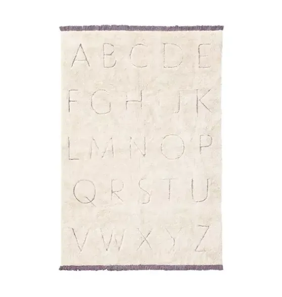 RugCycled Washable Rug ABC
