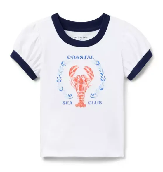 Sea Club Puff Sleeve Tee