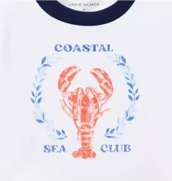 Sea Club Puff Sleeve Tee