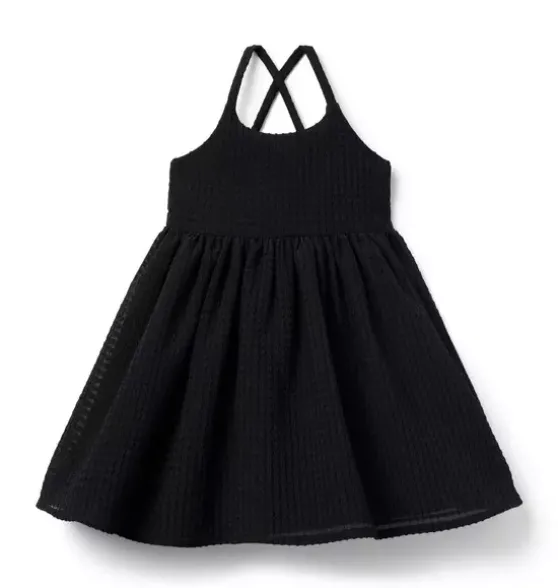 Seersucker Crossback Dress