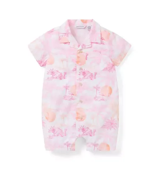 Serena Williams x Janie and Jack Toile Tour Baby Romper