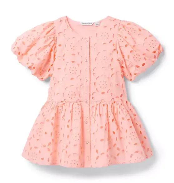 Serena Williams x Janie and Jack Peach Point Matching Dress