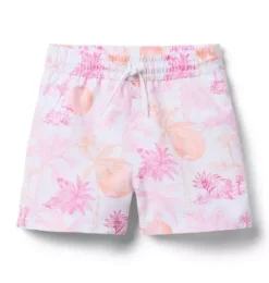 Serena Williams x Janie and Jack Toile Tour Recycled Swim Trunk
