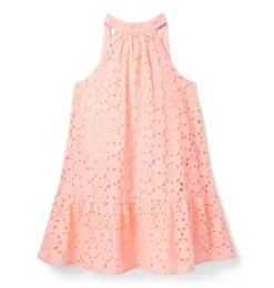 Serena Williams x Janie and Jack Women&rsquo;s Peach Point Matching Dress