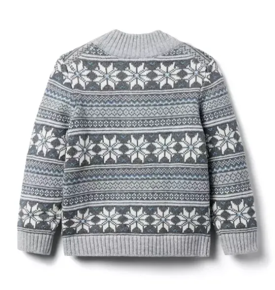 Snowflake Fair Isle Sweater