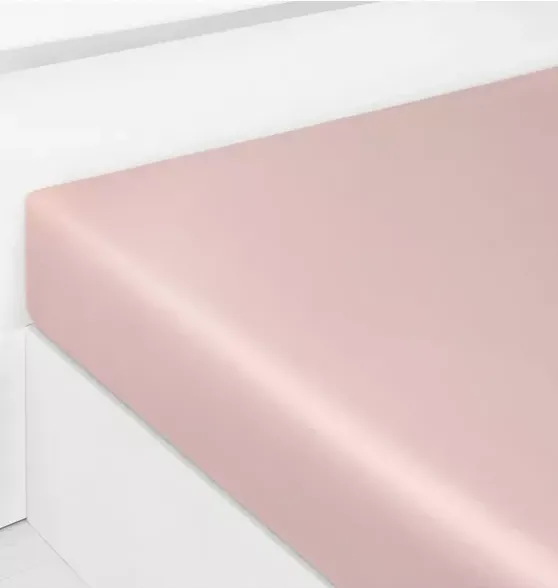 Solid Fitted Twin Sheet - Pink