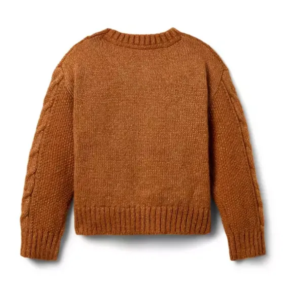 Sparkle Cable Knit Sweater