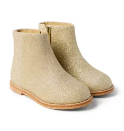 Sparkle Side Zip Bootie