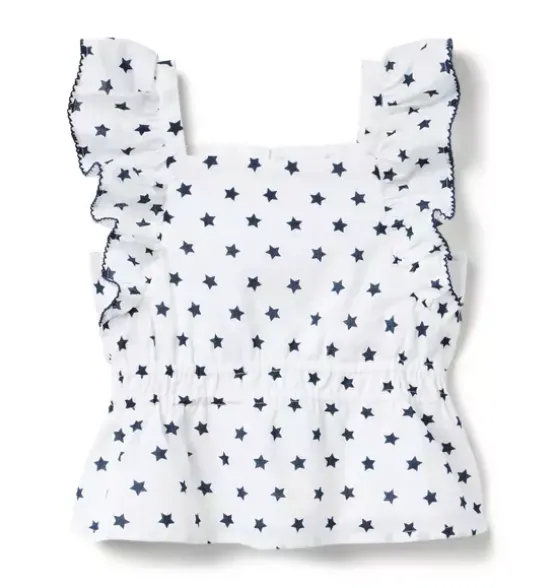 Star Peplum Top