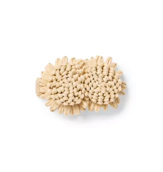 Straw Flower Barrette