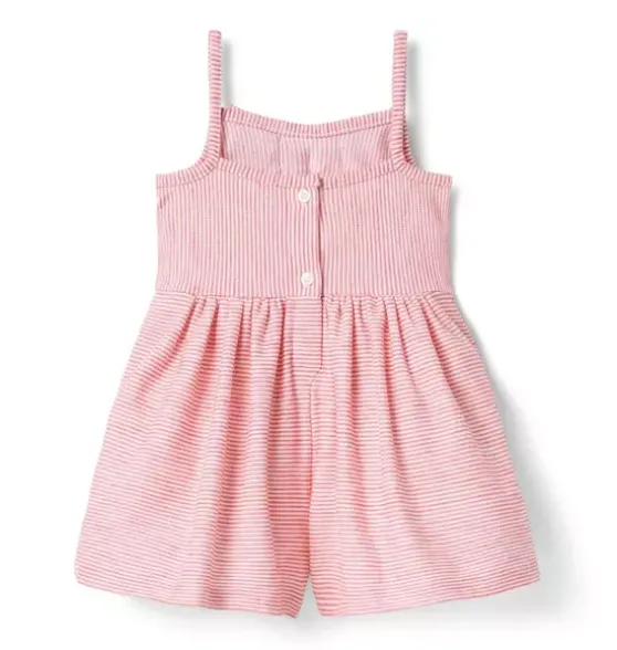 Striped Bow Romper