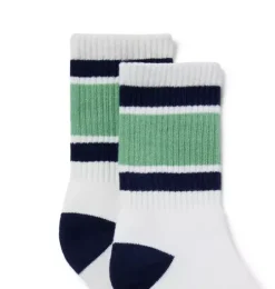 Striped Crew Sock