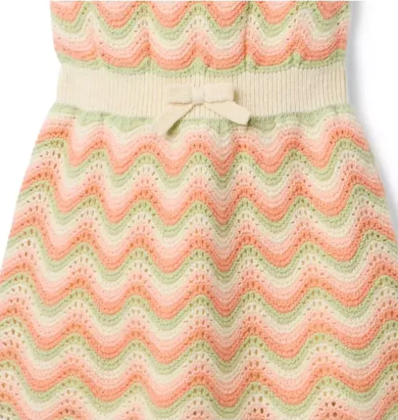 Striped Crochet Dress