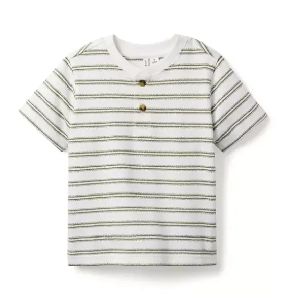 Striped Henley Tee