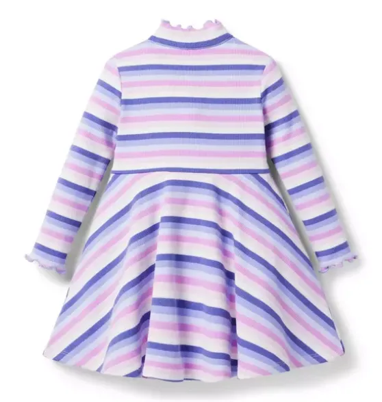 Striped Ribbed Dress