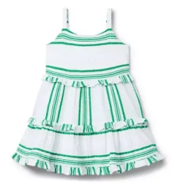 Striped Ruffle Dress
