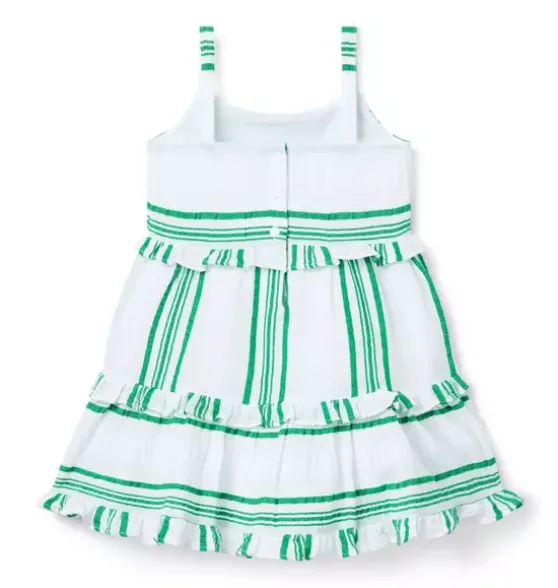 Striped Ruffle Dress