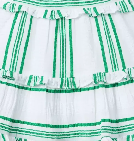 Striped Ruffle Dress