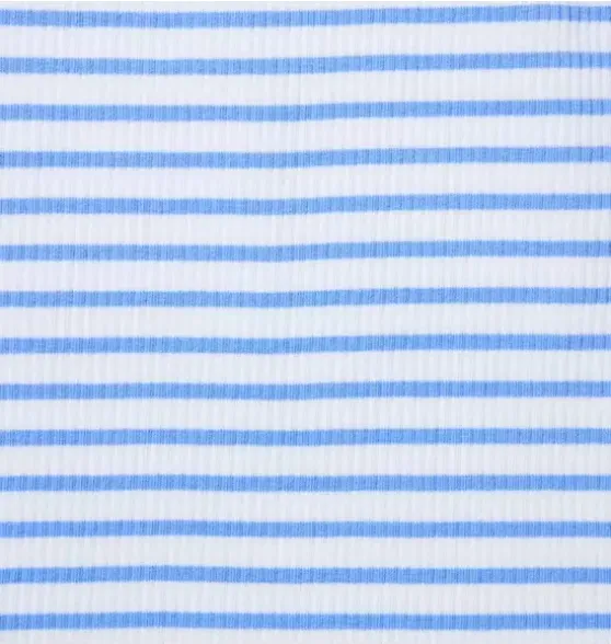 Striped Ruffle Sleeve Top