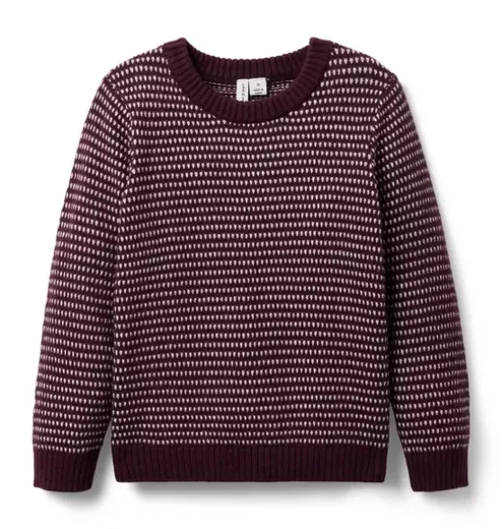 Textured Knit Sweater