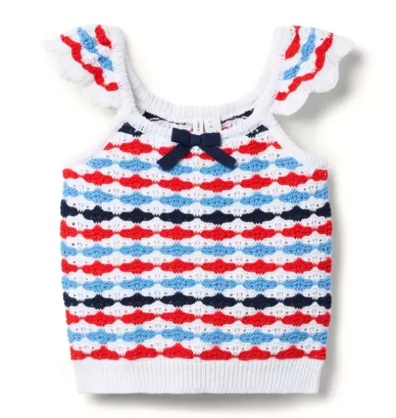 The Americana Crochet Top