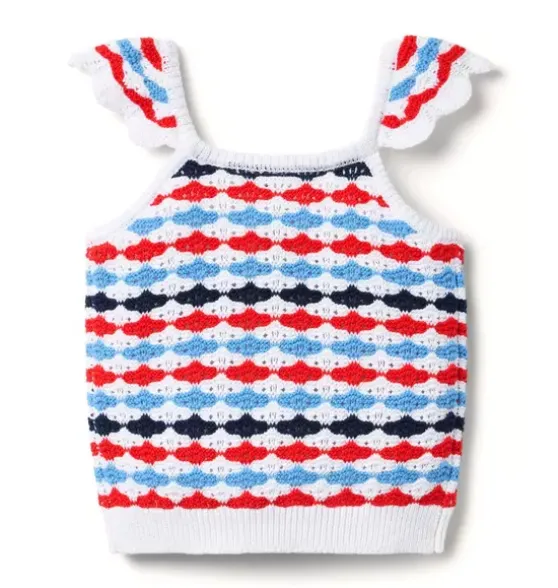 The Americana Crochet Top