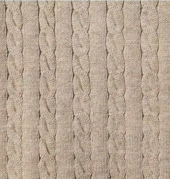 The Cable Knit Polo Cardigan