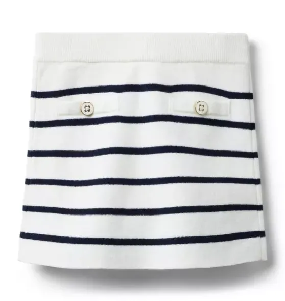 The Classic Striped Sweater Skirt