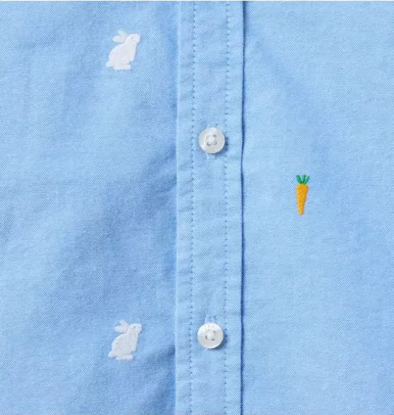 The Embroidered Bunny Oxford Shirt