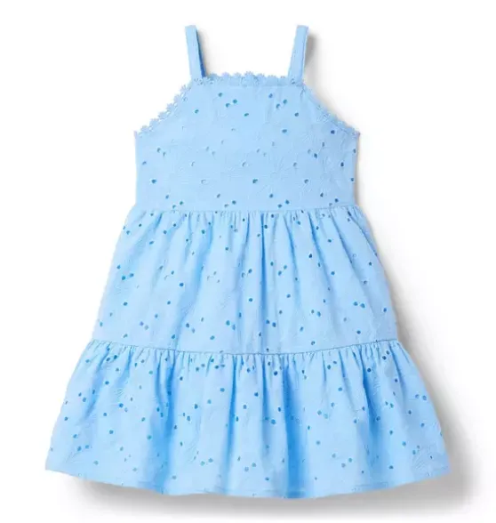 The Floral Eyelet Dress