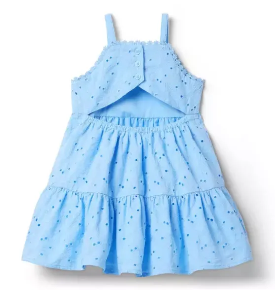 The Floral Eyelet Dress