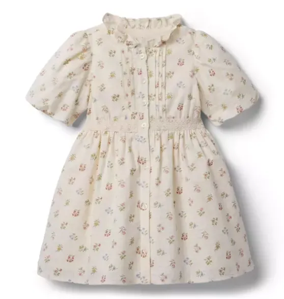 The Flower Pintuck Dress