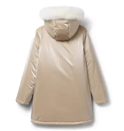 The Metallic Puffer Coat