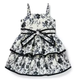 The Noir Floral Dress