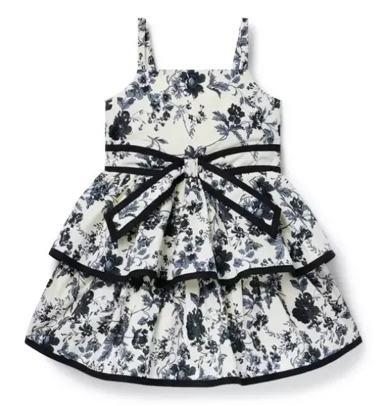 The Noir Floral Dress