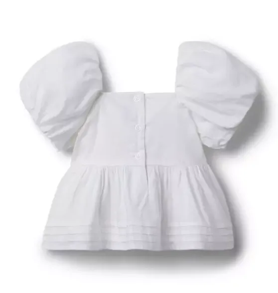 The Peplum Puff Sleeve Top